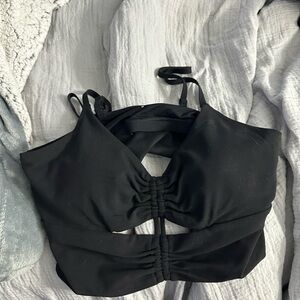 Athleta Black Bikini Top